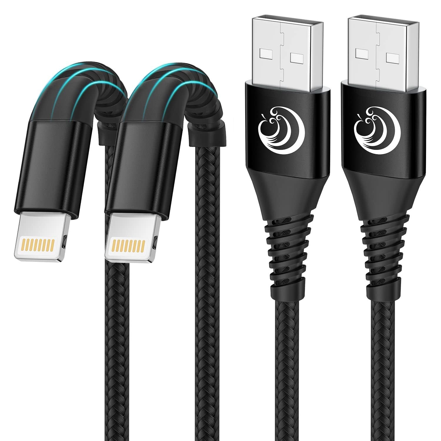 Lightning Cable 3M 2Pack, Extra Long Iphone Charger Cable Apple Mfi Certified Ip